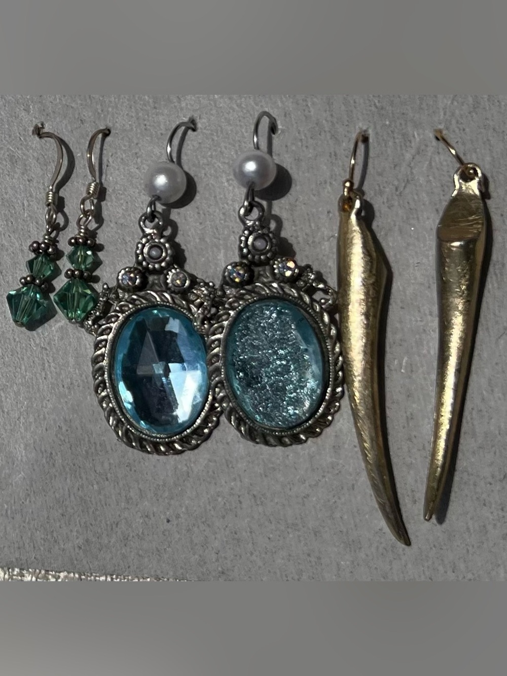 3 Pair of Vintage-Inspired Earrings